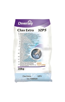 Diversey Clax Extra 3ZP5 Perboratlı Az Köpüren Ağartıcılı Yıkama Toz Deterjanı 20 KG