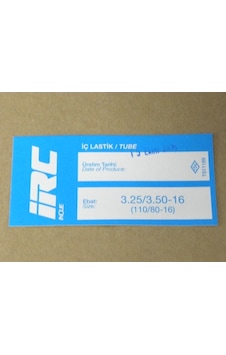 İç Lastik 3.25/3.50-16 8566 Irc
