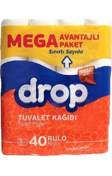 Drop Tuvalet Kağıdı 40'lı Mega Drop Tuvalet Kağıdı 40'lı Mega