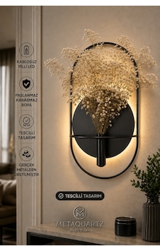 Siyah Aplik Model Çiçeklik 1 Adet + Cipso Çiçek 1 Adet , Modern Dekoratif Duvar Dekoru Mat Gümüş - 699584521 Siyah Aplik Model Çiçeklik 1 Adet + Cipso Çiçek 1 Adet , Modern Dekoratif Duvar Dekoru Mat Gümüş - 699584521