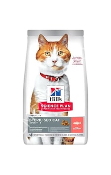 Hill's Somon Balıklı Kısırlaştırılmış Yetişkin Kedi Mamasi 8 KG + 2 KG Hill's Somon Balıklı Kısırlaştırılmış Yetişkin Kedi Mamasi 8 KG + 2 KG