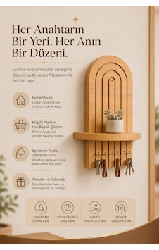 Lunara - Dekoratif Raflı Anahtarlık Askılığı - 6 Askılı Safir Meşe Mdf Lam Duvar Anahtarlığı - Antre Ev Giriş Düzenleyici Kahverengi - 891845490 Lunara - Dekoratif Raflı Anahtarlık Askılığı - 6 Askılı Safir Meşe Mdf Lam Duvar Anahtarlığı - Antre Ev Giriş Düzenleyici Kahverengi - 891845490