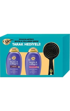 Organix Biotin&collagen Şampuan 385 Ml+saç Kremi 385 Ml+tarak Hediyeli 3'lü Set Organix Biotin&collagen Şampuan 385 Ml+saç Kremi 385 Ml+tarak Hediyeli 3'lü Set