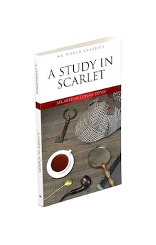 A Study in Scarlet İngilizce Klasik Roman - Sir Arthur Conan Doyle - MK Publications