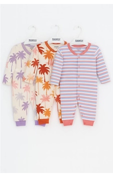 Toontoy Kids Toontoy Unisex Çok Desenli 3 Lü Paçalı Tulum Pembe Toontoy Kids Toontoy Unisex Çok Desenli 3 Lü Paçalı Tulum Pembe