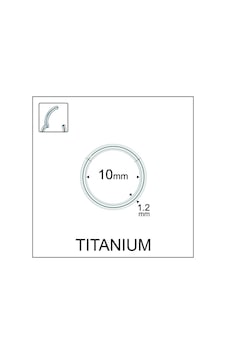 Yüksek Kalite G23 Titanium Titanyum Halka Piercing Gümüş Yüksek Kalite G23 Titanium Titanyum Halka Piercing Gümüş