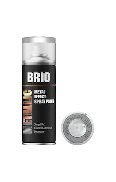 Brio Sprey Boya Metalik Krom 400 ML Brio Sprey Boya Metalik Krom 400 ML