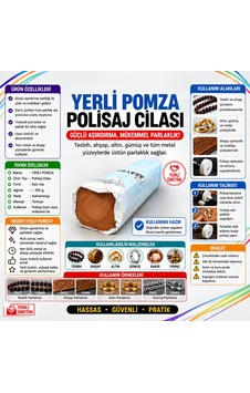 Yerli Kuru Pomza Cila Kahverengi