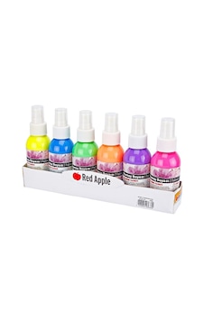 Red Apple Sprey Neon Kumaş Boyası 6 Renk X 100 Ml Red Apple Sprey Neon Kumaş Boyası 6 Renk X 100 Ml