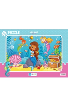 Blue Focus Deniz Kızı 30 Parça Frame Puzzle Kız Çocuk Blue Focus Deniz Kızı 30 Parça Frame Puzzle Kız Çocuk