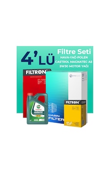 Filtron Isuzu D-Max 1.9 Filtre Bakım Seti Castrol Motor Yağlı (2017-2023) 4 Lü Filtron Isuzu D-Max 1.9 Filtre Bakım Seti Castrol Motor Yağlı (2017-2023) 4 Lü