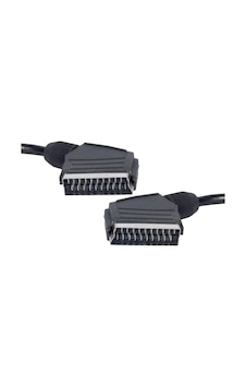 Scart Scart Kablo Siyah 7 Mm 1.2 Metre Poşetli 4172 Scart Scart Kablo Siyah 7 Mm 1.2 Metre Poşetli 4172