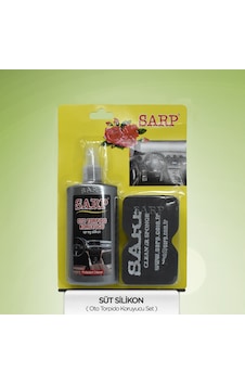 Sarp Torpido Bakım Seti Süngerli Süt Silikon 200Ml Sarp Torpido Bakım Seti Süngerli Süt Silikon 200Ml