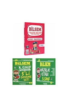Zeki Çocuk Yayınları 3. Sınıf Bilsem Hazırlık Kitabı + Deneme + Soru Bankası 3 Kitap Zeki Çocuk Yayınları 3. Sınıf Bilsem Hazırlık Kitabı + Deneme + Soru Bankası 3 Kitap