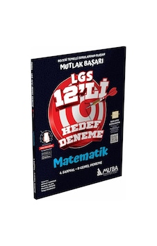 Muba Yayınları 8. Sınıf 12'li Matematik Hedef Deneme Muba Yayınları 8. Sınıf 12'li Matematik Hedef Deneme