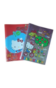 Abka Hello Kıtty A5 Geçmeli Defter Kabı 5'l Abka Hello Kıtty A5 Geçmeli Defter Kabı 5'l