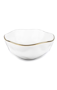 Mikasa Moor Beyaz Gold Rimli Porselen Kase 24x11cm