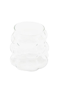 Dmr-2286 300ml Kahve Sunum Boncuklu Meşrubat Boğumlu Cam Bardak Diğer