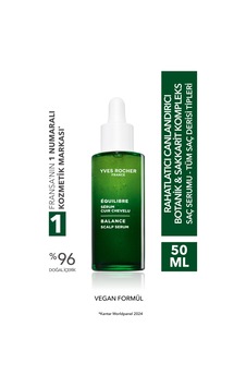 Yves Rocher Botanik Sakkarit Kompleks Canlandırıcı Saç Serumu / Tüm Saçlar / Equilibre - Vegan -50ml Yves Rocher Botanik Sakkarit Kompleks Canlandırıcı Saç Serumu / Tüm Saçlar / Equilibre - Vegan -50ml