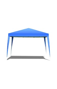 Gazebo Çardak Bahçe Kamelyası Gölgelik 300 X 300 Cm Tente Mavi