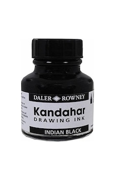 Daler Rowney Kandahar Ink Siyah Çini Mürekkebi 28 Ml. Daler Rowney Kandahar Ink Siyah Çini Mürekkebi 28 Ml.