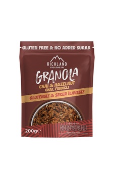 4 Adet Richland Chai Fındıklı Granola 200 G 4 Adet Richland Chai Fındıklı Granola 200 G