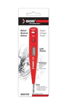 Dijital Kontrol Kalemi Lcd Ekranlı Faz Bulma Voltaj Test Cihazı N1110994 Dijital Kontrol Kalemi Lcd Ekranlı Faz Bulma Voltaj Test Cihazı N1110994