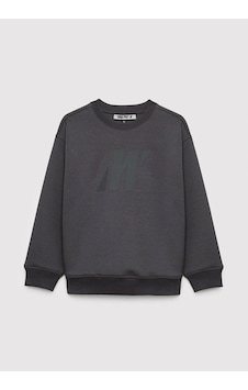 Mavi Pro Baskılı Antrasit Erkek Çocuk Sweatshirt M6s10201-70763 Mavi Pro Baskılı Antrasit Erkek Çocuk Sweatshirt M6s10201-70763