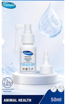 Crystalin Animal Health 50 Ml Kedi Köpek Göz & Kulak Care Damlası Hipokloröz Asit Hocl Crystalin Animal Health 50 Ml Kedi Köpek Göz & Kulak Care Damlası Hipokloröz Asit Hocl