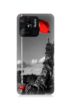 Xiaomi Redmi 10c Uyumlu Bayrak Ve Bozkurt İşareti Desenli Silikon Kılıf Xiaomi Redmi 10c Uyumlu Bayrak Ve Bozkurt İşareti Desenli Silikon Kılıf