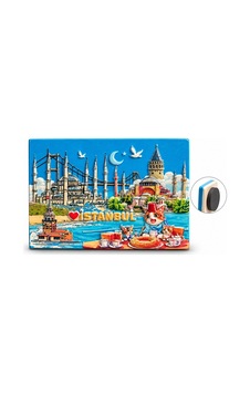 İstanbul Temalı Polyester Magnet Alk5876 İstanbul Temalı Polyester Magnet Alk5876