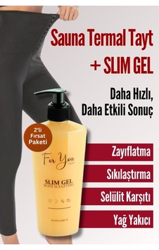 Agraflı Sauna Termal Tayt Ve Slım Gel Set