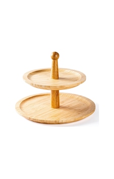 Tantitoni Bambu İki Katlı Kurabiyelik 26x20cm Ahşap Tantitoni Bambu İki Katlı Kurabiyelik 26x20cm Ahşap