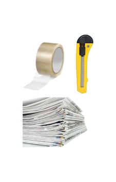 2 Kg Eski Okunmamış Temiz Gazete Kağıdı+100 Mt Koli Bandı+maket Bıçağı Ambalaj Taşınma Seti 2 Kg Eski Okunmamış Temiz Gazete Kağıdı+100 Mt Koli Bandı+maket Bıçağı Ambalaj Taşınma Seti