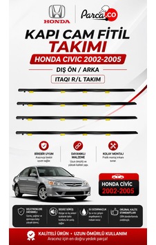 Cam Sıyırıcı Fitil Honda Civic 2002-2005 Ön/arka Takım 72950s5a003 Cam Sıyırıcı Fitil Honda Civic 2002-2005 Ön/arka Takım 72950s5a003