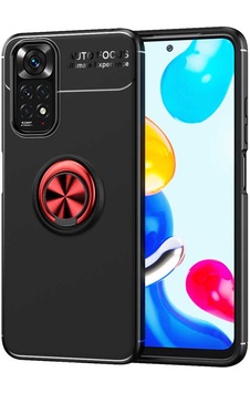 Xiaomi Redmi Note 11s Global Kılıf Zore Ravel Silikon Kapak Siyah-Kırmızı Xiaomi Redmi Note 11s Global Kılıf Zore Ravel Silikon Kapak Siyah-Kırmızı