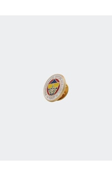 Rozet Fb Logo Mineli 1,5 Cm Altın