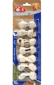 8in1 Delights Bones Biftekli Xs Köpek Ödül Kemiği 7 Li 8in1 Delights Bones Biftekli Xs Köpek Ödül Kemiği 7 Li