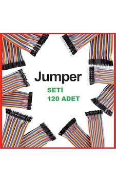 120 Li Dişi Dişi, Erkek Erkek, Erkek Dişi Jumper Kablo Seti 120 Li Dişi Dişi, Erkek Erkek, Erkek Dişi Jumper Kablo Seti
