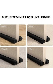 Kapı Altı Isı Yalıtım Süngeri Çift Yönlü Rüzgar Ses Böcek Önleyici 2 Adet 85cm Kapı Altı Isı Yalıtım Süngeri Çift Yönlü Rüzgar Ses Böcek Önleyici 2 Adet 85cm