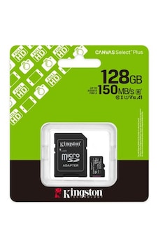 Kingston 128 Gb Microsd Hafıza Kartı 150 Mb/s Class 10 U1 V10 A1 Kingston 128 Gb Microsd Hafıza Kartı 150 Mb/s Class 10 U1 V10 A1