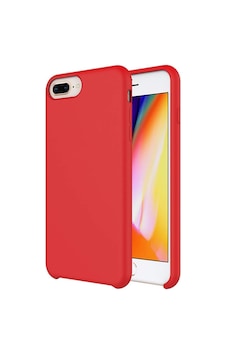 Apple Uyumlu iPhone Buff 8 Plus 7 İle Rubber Fit Kılıf Red Apple Uyumlu iPhone Buff 8 Plus 7 İle Rubber Fit Kılıf Red