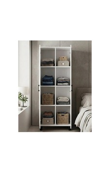 Çok Amaçlı Dolap 180 Cm Beyaz