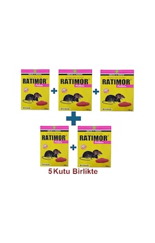 Ratimor Pellet Fare Zehiri 5 x 100 G Ratimor Pellet Fare Zehiri 5 x 100 G