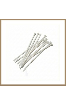 Bezos Kablo Bağı Kelepçe Cırt 4,8x400mm 10'lu Beyaz 22 Bezos Kablo Bağı Kelepçe Cırt 4,8x400mm 10'lu Beyaz 22