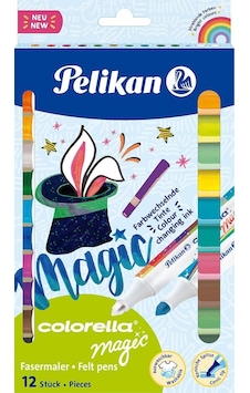 Pelikan Colorella Magic 12'li Keçeli Boya Kalemi / 411-fb12 Pelikan Colorella Magic 12'li Keçeli Boya Kalemi / 411-fb12