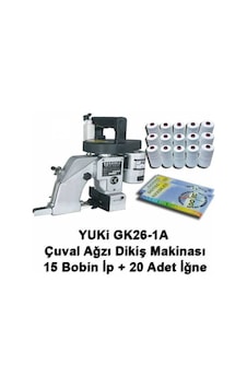 Yuki Gk26-1A Çuval Ağzı Dikiş Dikme Makinesi Başlangıç Paketi Yuki Gk26-1A Çuval Ağzı Dikiş Dikme Makinesi Başlangıç Paketi
