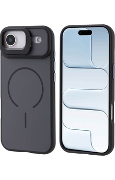 Apple Uyumlu iPhone 17 Air Kılıf M-safe Şarj Özellikli Kamera Standlı Zore Notron Kapak Siyah Apple Uyumlu iPhone 17 Air Kılıf M-safe Şarj Özellikli Kamera Standlı Zore Notron Kapak Siyah