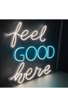 Neon Led Işık Feel Good Gece Lambası Renkli Neon Led Işık Feel Good Gece Lambası Renkli