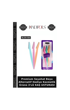 Premium Seyahat Boyu Alternatif Hediye Kozmetik Ürünü 3'lü Kaş Usturası Premium Seyahat Boyu Alternatif Hediye Kozmetik Ürünü 3'lü Kaş Usturası